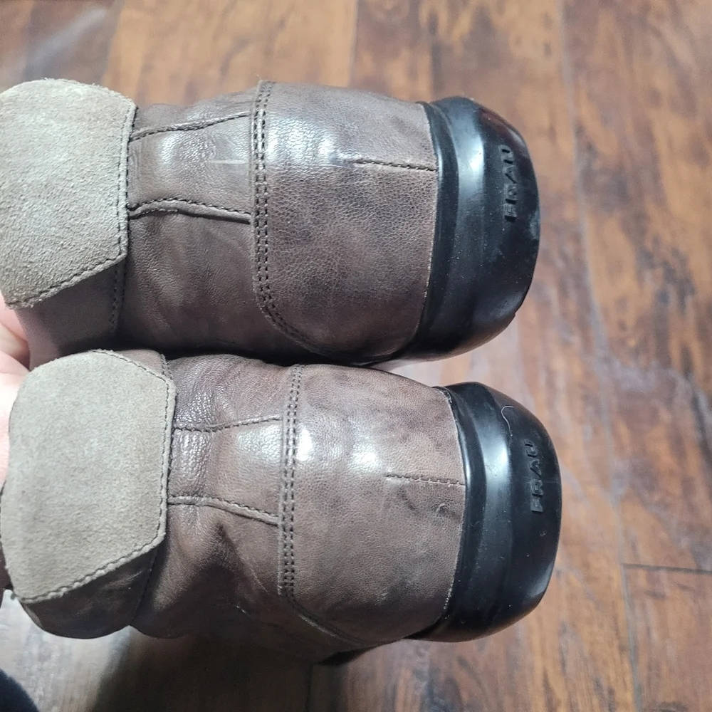 Frau Brown Leather Sneakers size 38